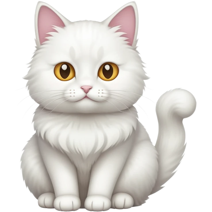 White cat emoji