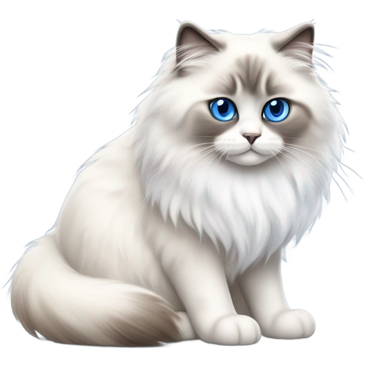 Ragdoll cat emoji