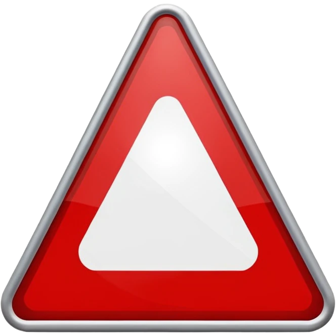 traffic sign trangle emoji