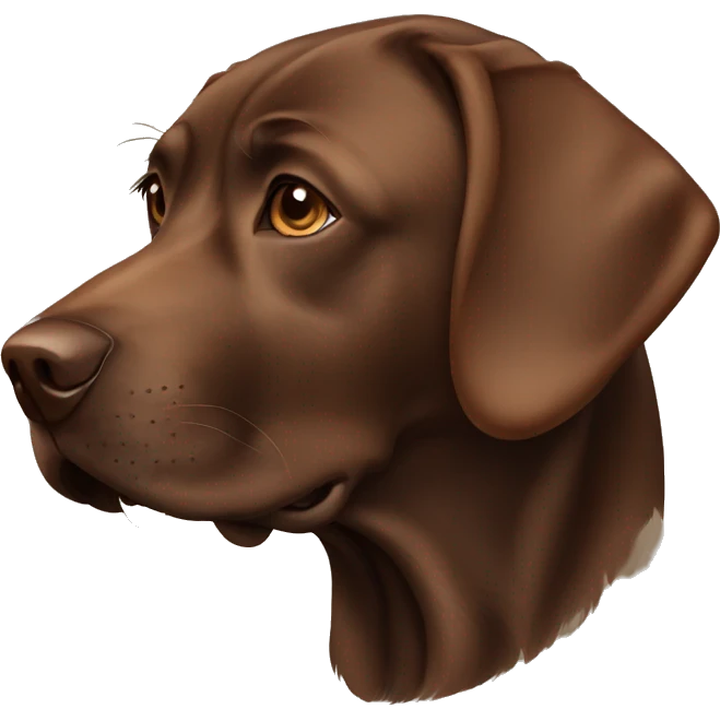 Brown Labrador emoji