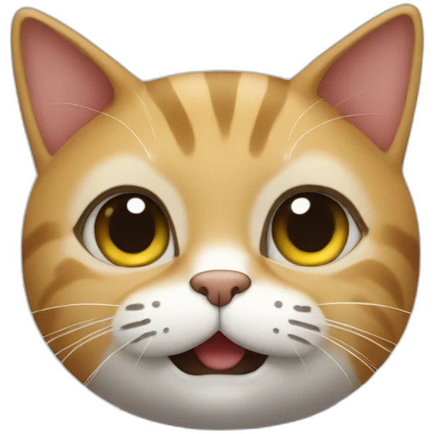 a photo of a cat student emoji