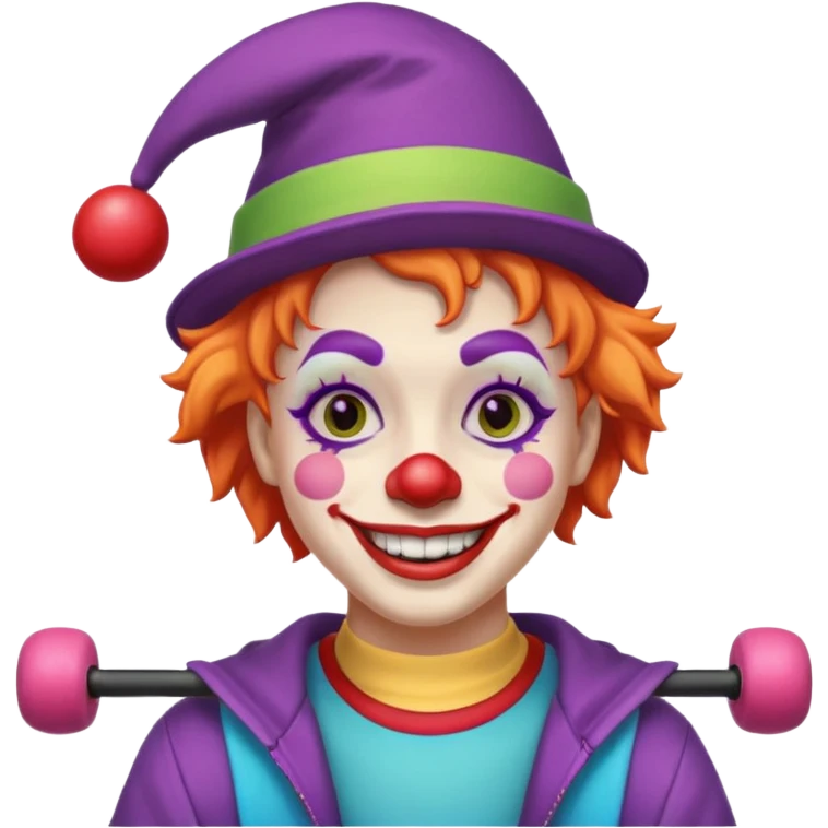 skater clown emoji