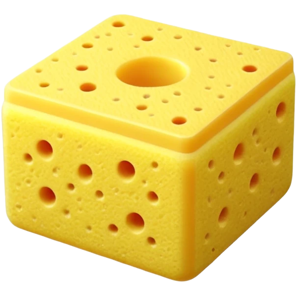 yellow dish washing sponge emoji