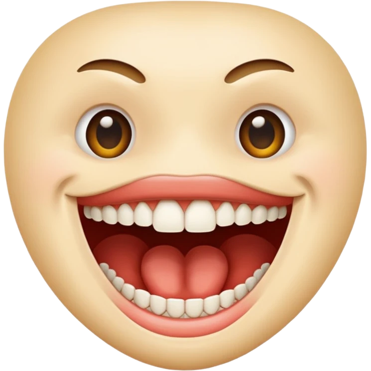 mouth teehts emoji