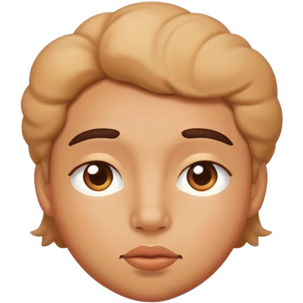 Puffed-up emoji