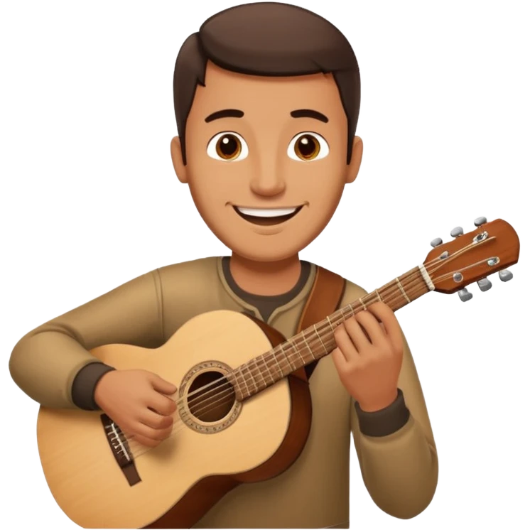 Spanish man playing guitar emoji