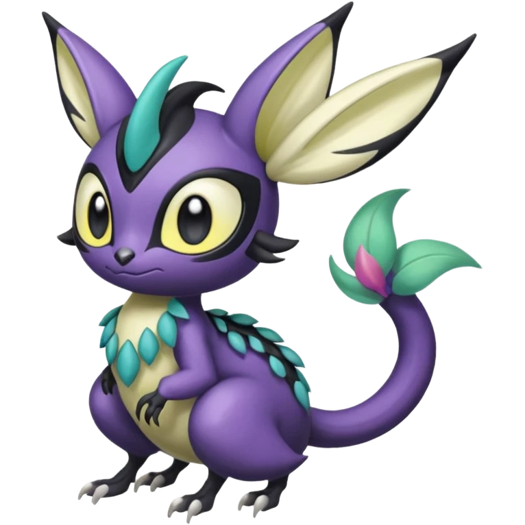 Meloetta-Nargacuga-Noibat-Pokémon-Fakémon-fusion-hybrid-creature emoji