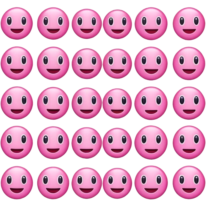 Pink emojis emoji