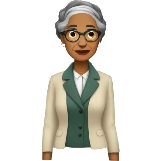 Rosa Parks in Bus  emoji