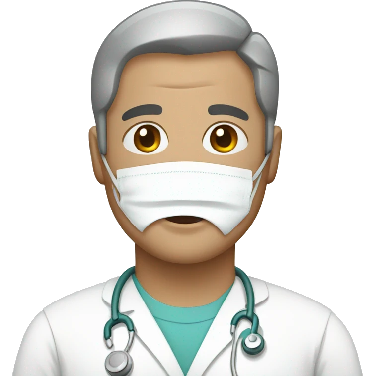 man in hospital emoji
