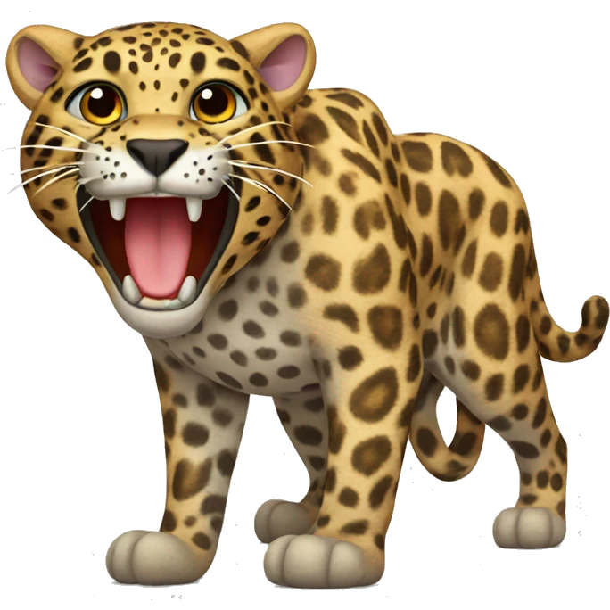 volcano leopard emoji