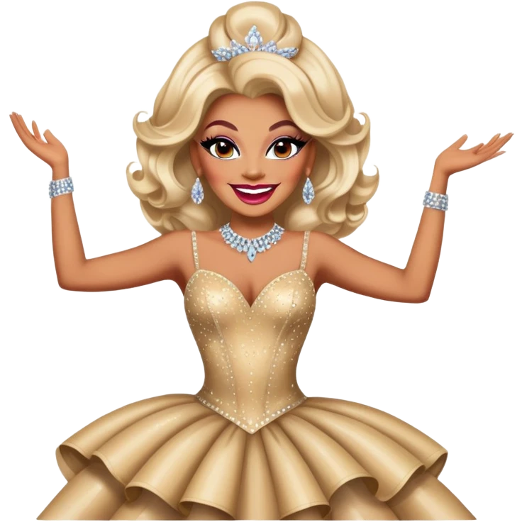 Dancing drag queen emoji