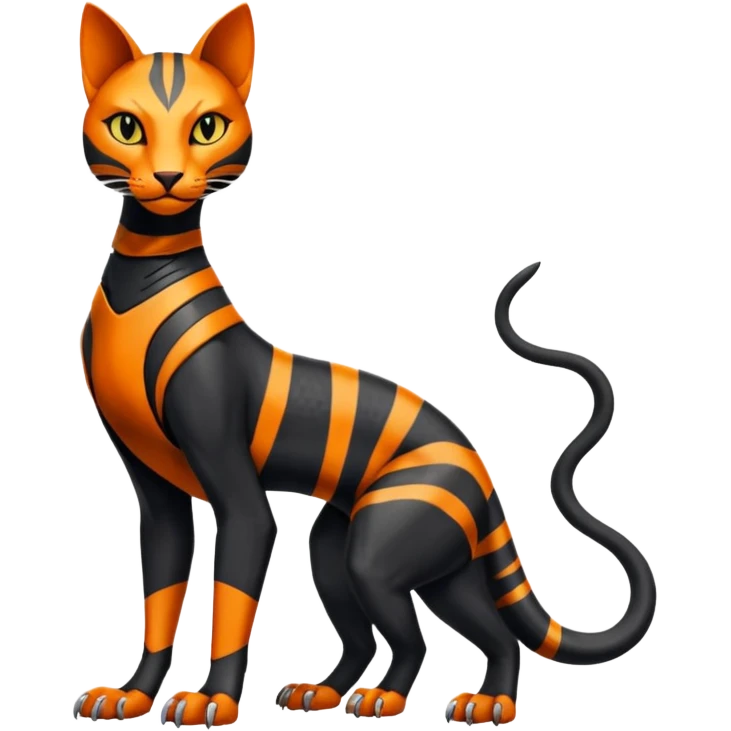 Salandit-Bastet-Fakémon-hybrid-creature (full body)  emoji