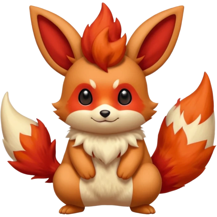 Teddiursa-Minccino-Flareon-fusion  emoji