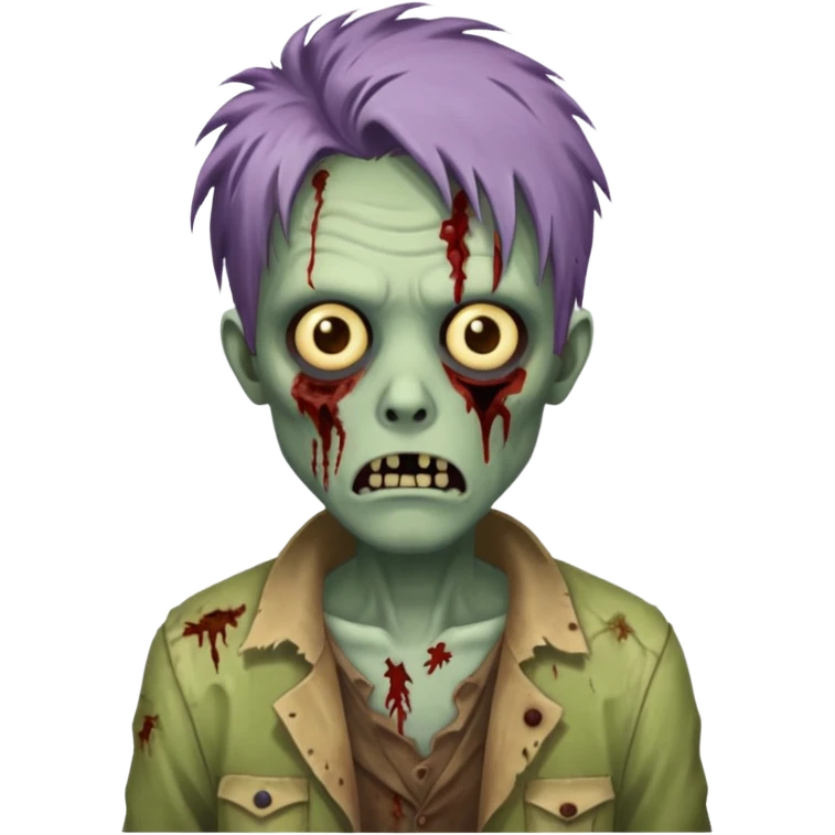 🧟‍♂️ with scene hair emoji