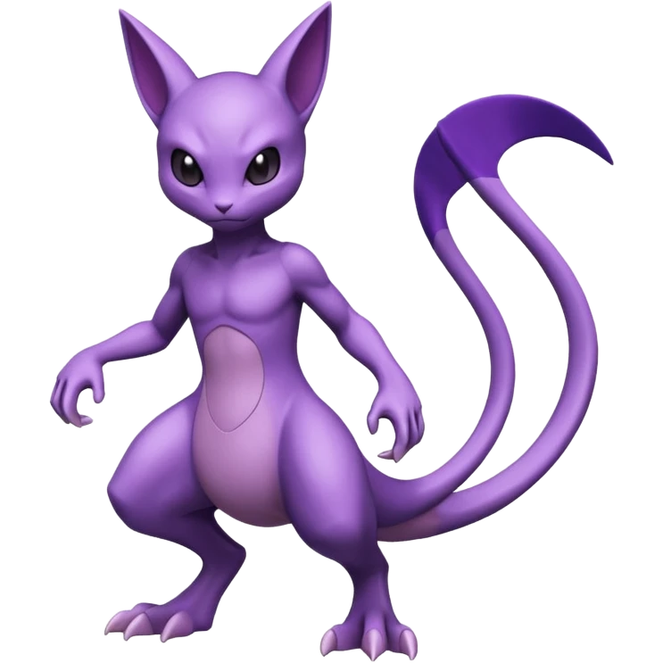 Mewtwo-Noibat-Fakémon-hybrid-creature (full body)  emoji