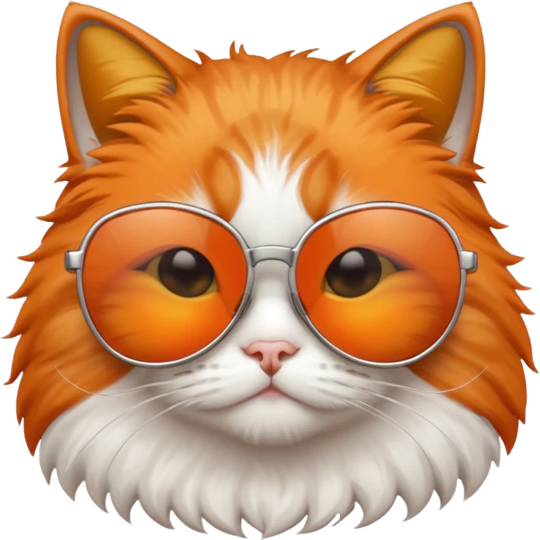 Cat wearing sunglasses emoji