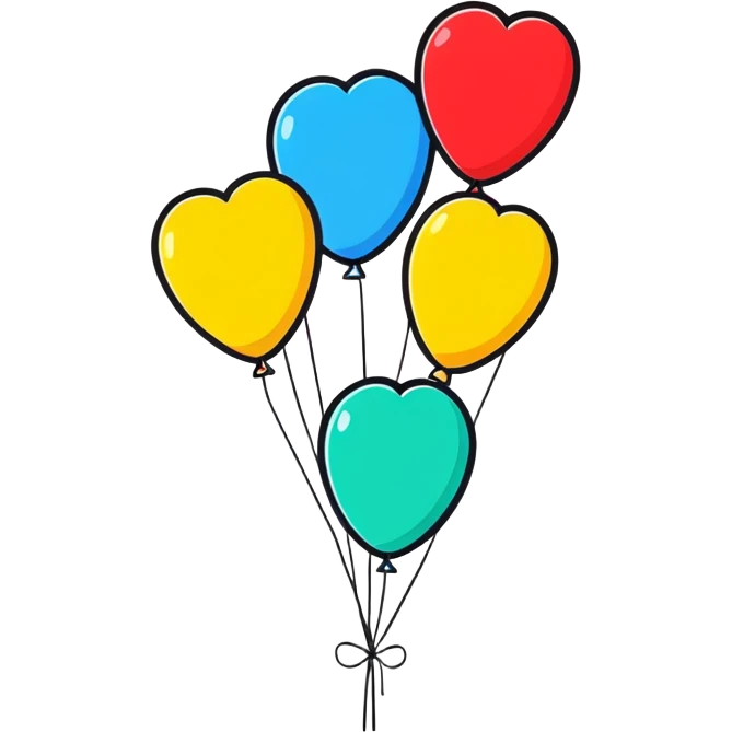 Palloncini ❤️a forma di cuore emoji