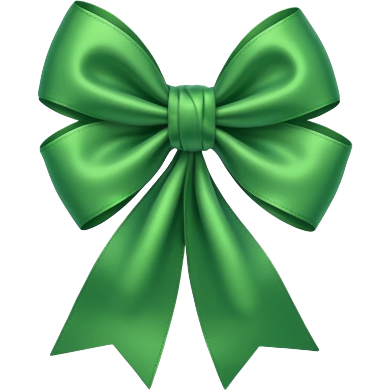 green bow emoji