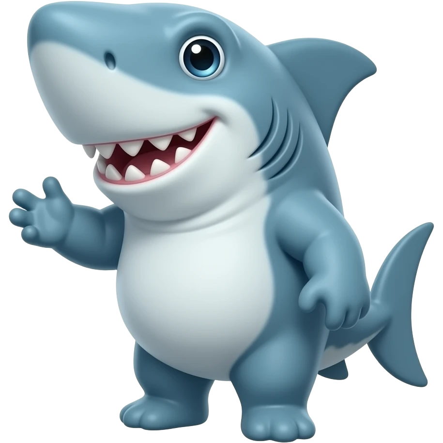 cool jeff the baby landshark emoji