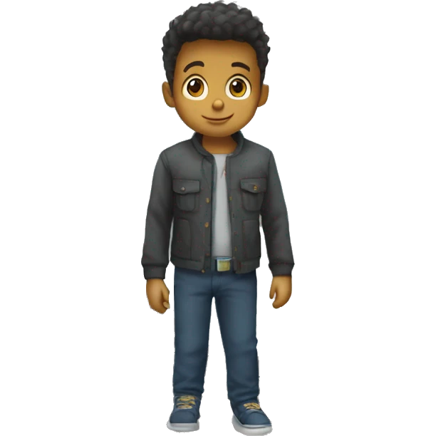 train de petit garcon emoji