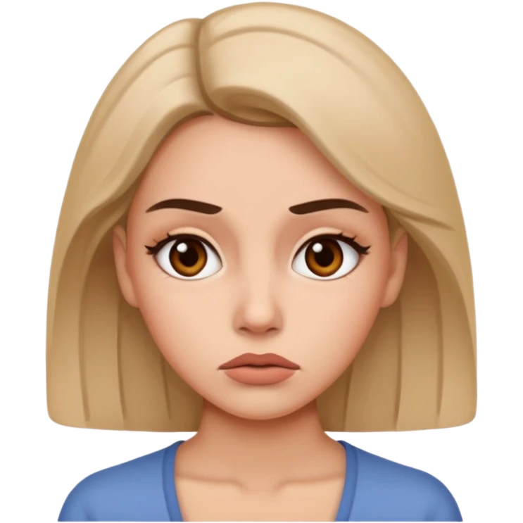 I want an emoji of a sassy woman looking unimpressed as if to say "yeah...no..." emoji