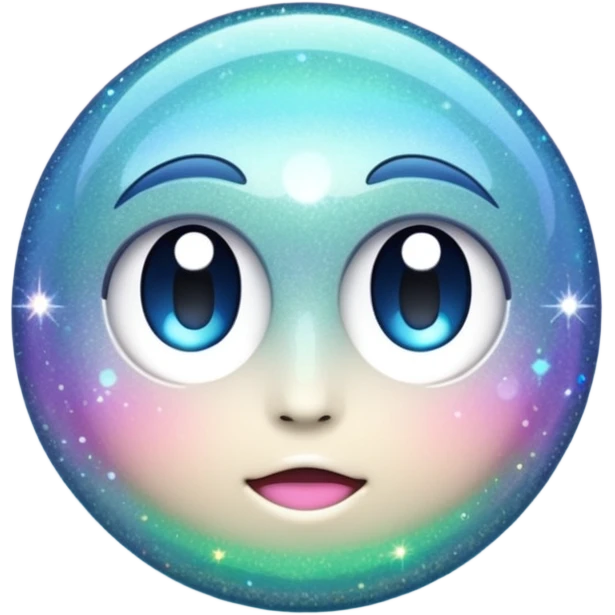 glitter cian panthom emoji