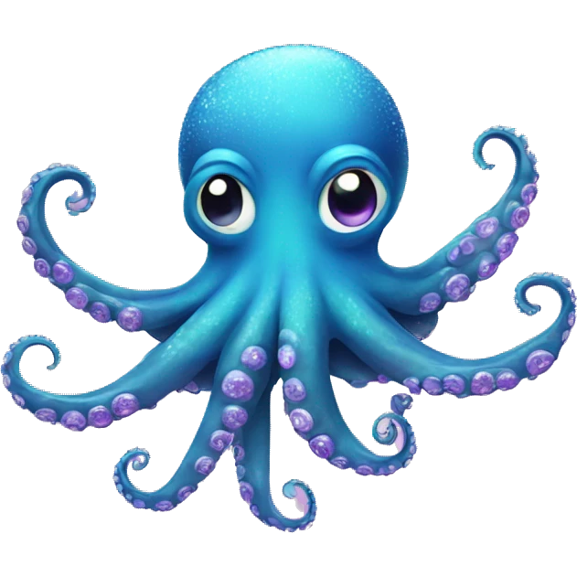 Octopus with sparkles emoji