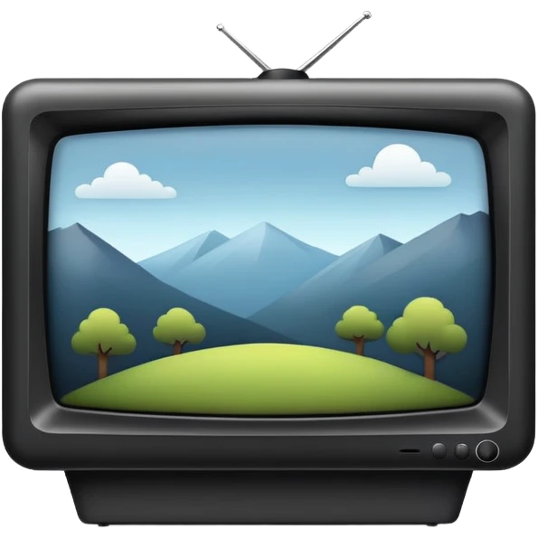 Tv screen emoji