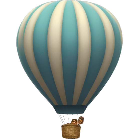 Hot air ballon emoji