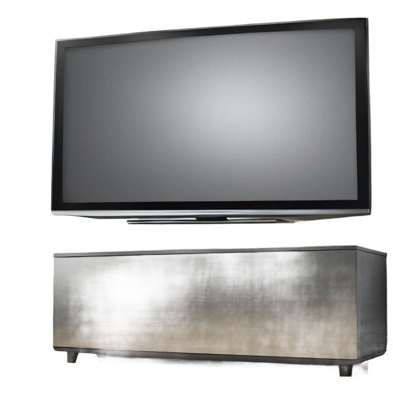 Modern TV with sparkle emoji