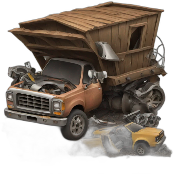 Junk yard emoji