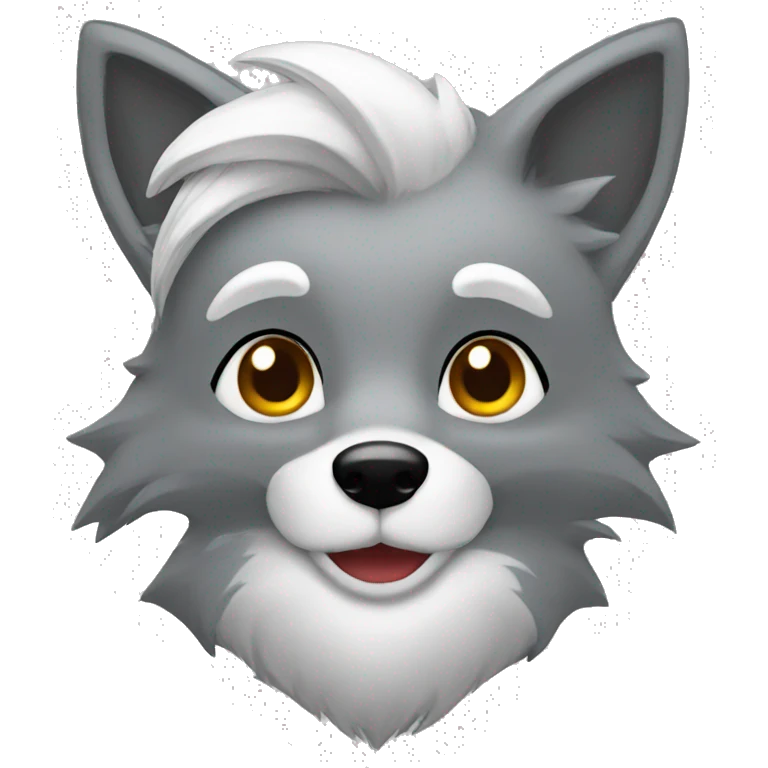 silver fox emoji