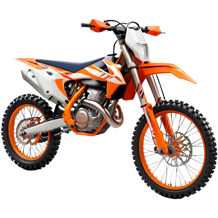 KTM Dirtbike - KTM 250 SX (Model Year: 2021) (Iconic colour: Orange) emoji