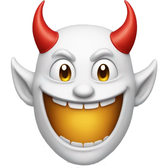 Smiling devil emoji