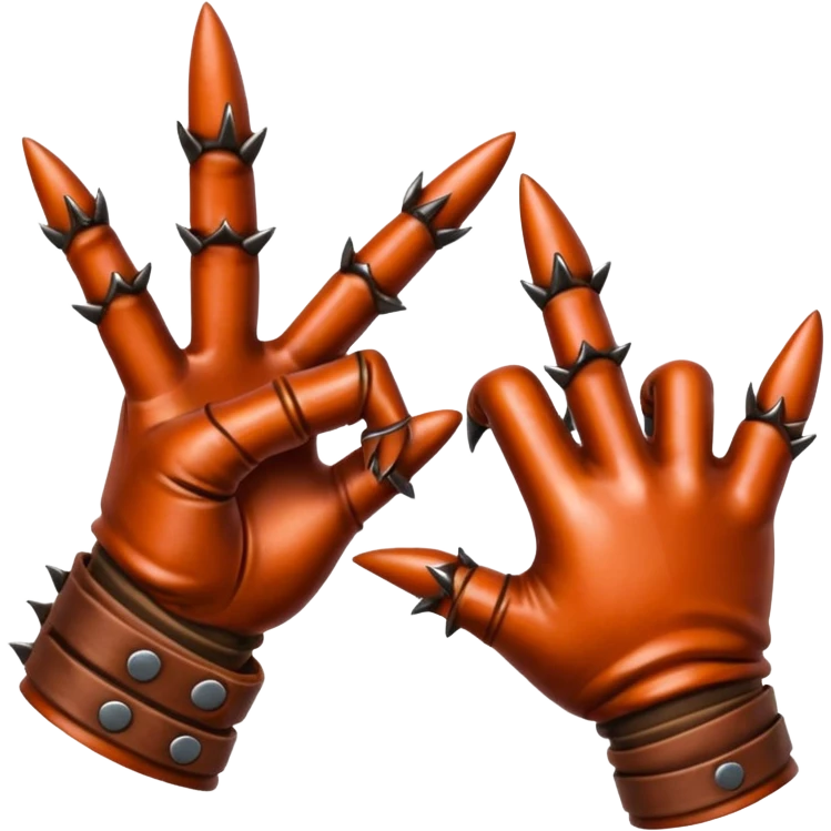 Freddy Krueger shark finger glove emoji