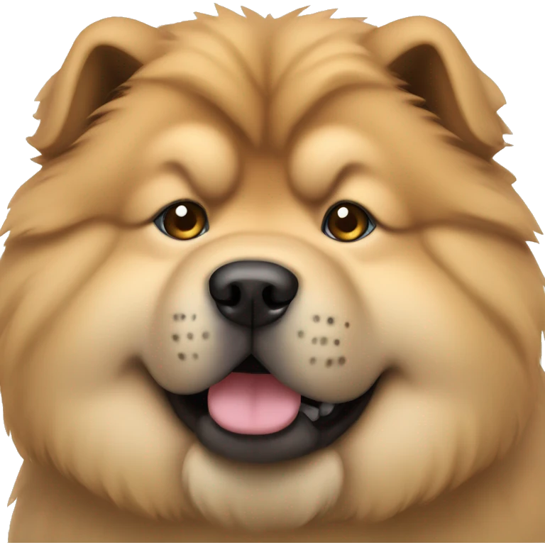 chow chow dog emoji