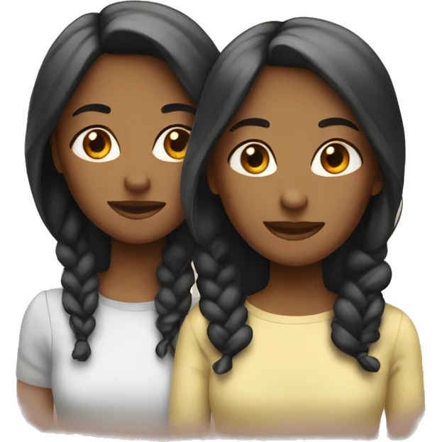 two girl best friends  emoji