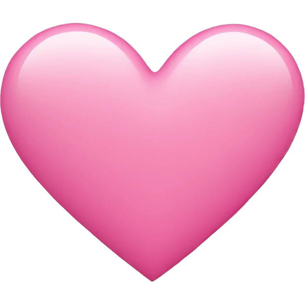 Pink heart emoji
