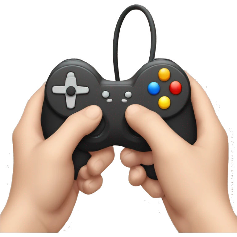 joystick in hands emoji