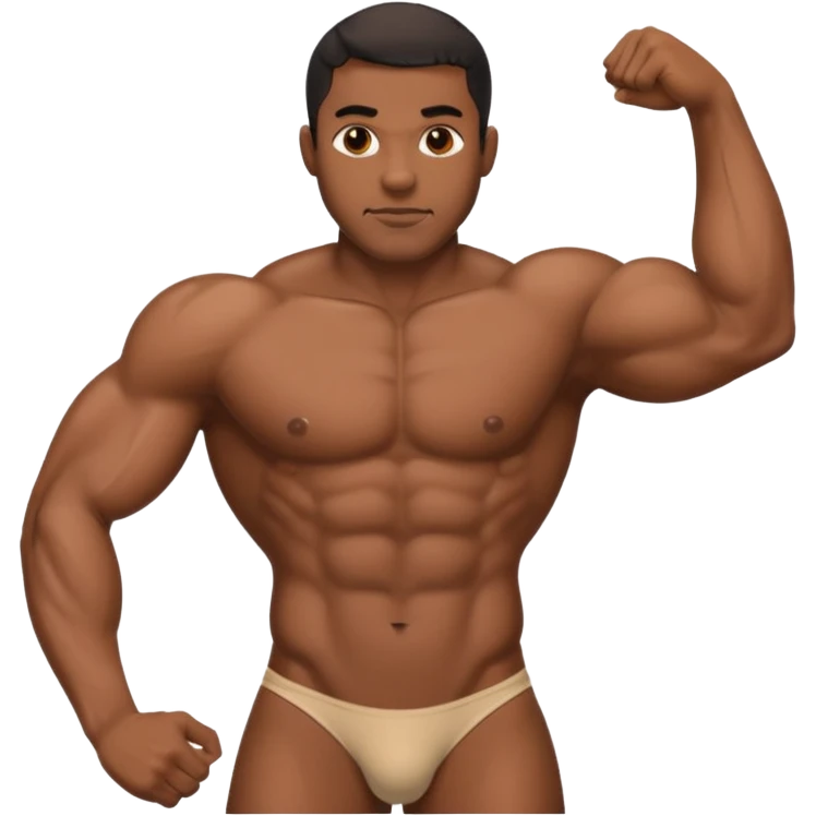 black man  naked emoji