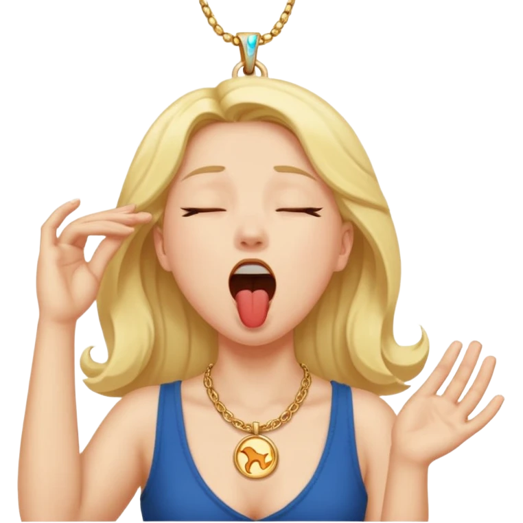 yawning zodiac virgo emoji