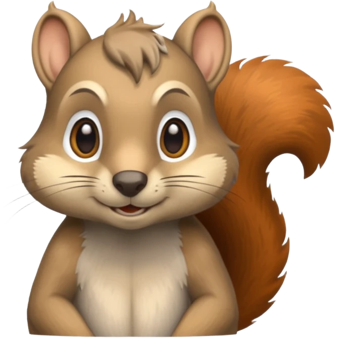 Merle Squirrel emoji