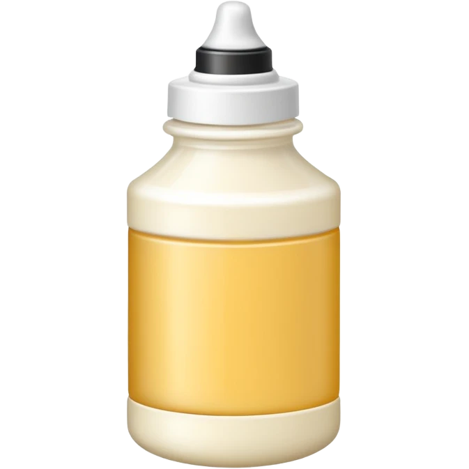 cream in a normal bottle  emoji