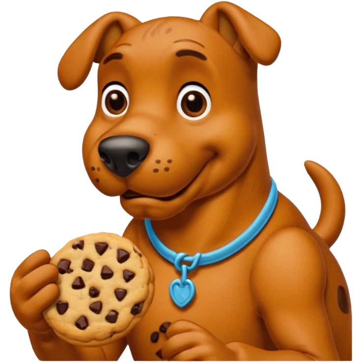Scooby Doo comiendo galletas  emoji