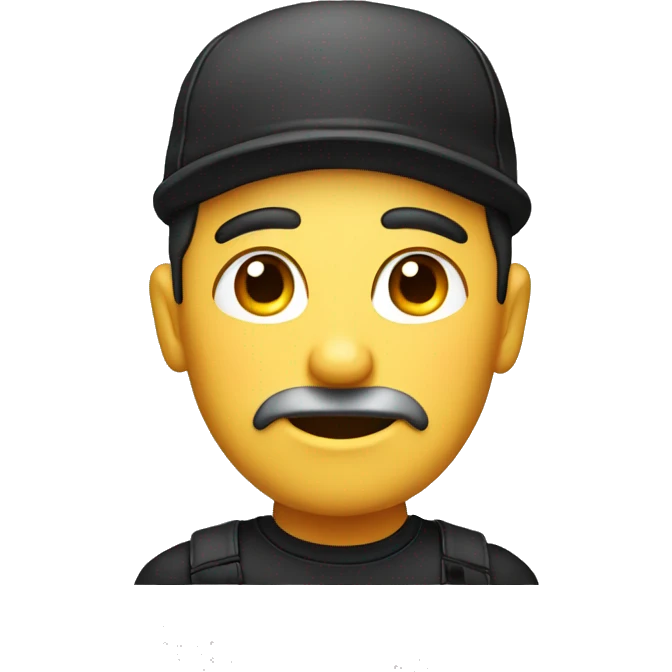 HOMBRE SIN ROSTRO ,CON GORRO emoji