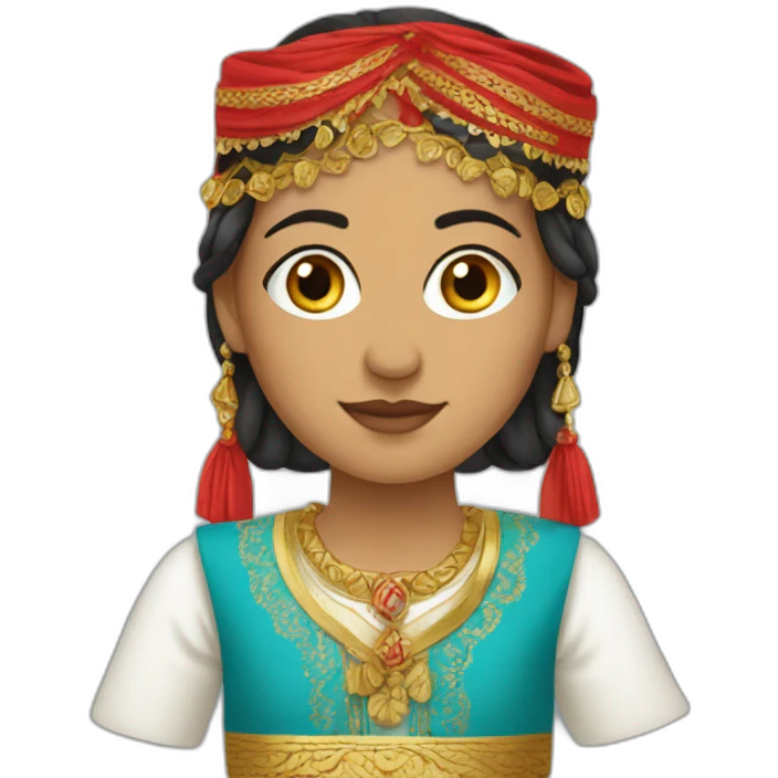 Tenue traditionnel Tunisienne emoji