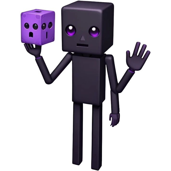 Minecraft Enderman emoji