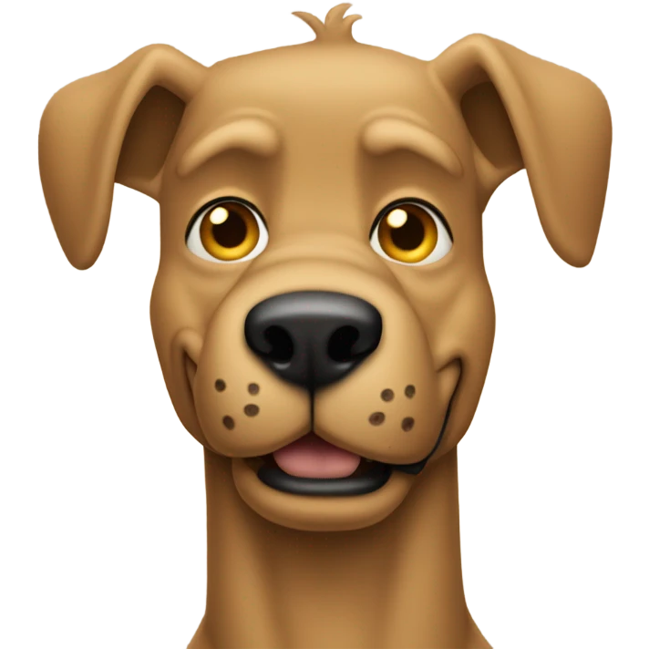 Beige scooby doo emoji