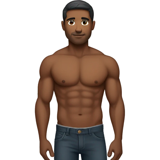 man with abs emoji